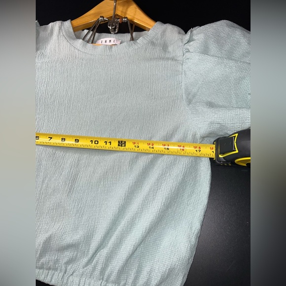 THML Trobriand Puff Sleeve Blouse Size Small EUC - Picture 6 of 7